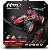 Nikko Radiografisch bestuurbare speelgoed - - Turbo Panther X2 - Rood - 17 km/h - Oplaadbaar via USB