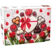 Tactic Sweets for My Sweet – Puzzel – 1000 stukjes – Kleurrijke Snoepillustratie – Strak en Rustgevend Ontwerp – Hoogwaardige Scandinavische Kwaliteit