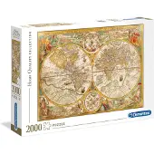 Clementoni Puzzle - Carte du monde antique, 2000 pièces