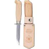 Marttiini Scout's Knife, 508010, Stainless, Curly Birch, outdoormes