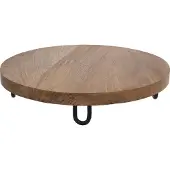 Excellent Housewares Serveerplateau mangohout dia30xh5.5cm