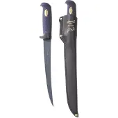 Marttiini Martef Filleting Knife 23 846014T Stainless, Blue Rubber, vaststaand mes