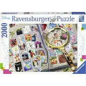 Ravensburger 16706 Disney Postzegelalbum - Puzzel met 2000 stukjes voor volwassenen Elk stukje is uniek Softclick-technologie betekent dat de stu