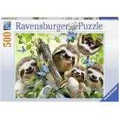 Ravensburger puzzel, "Luiaard Selfie", 500 stukjes, artikelnummer 14790