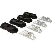 Thule Kit 187001 Fixpoint 4-pack montagekit voor dakdragersysteem zwart