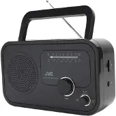 JVC Draagbare radio RA-F110B Zwart