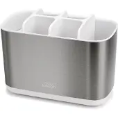 SmartaSaker Tandenborstelhouder Badkamer Steel EasyStore Groot Wit