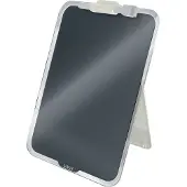 Leitz Cosy Beschrijfbare Glassboard Voor Bureau - Clipboard a4 Formaat - Glazen Memobord Inclusief Inclusief Pennenhouder En Minimarker Met Wisser - Fluweel Grijs