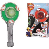 Simba Brandweerman Sam speelgoed verkeersbord met lichtfunctie 24cm.