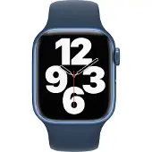 Apple Watch 38/40/41 mm Siliconen Horlogeband Sport Abyss-blauw