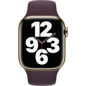 Apple Watch 38/40/41 mm Siliconen Horlogeband Sport Donkere kers