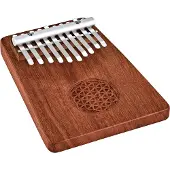 Meinl Solid Kalimba 10 notes flower of life Zambesi Redwood