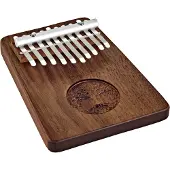 Meinl SOLID KALIMBA 10 NOTES BLACK WALNUT TREE OF LIFE