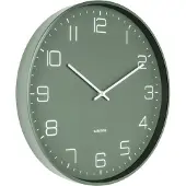 Karlsson Lofty Wandklok | Ø40cm | Groen