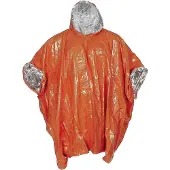 Trimm - nood poncho - oranje - eenzijdig gecoat met aluminium