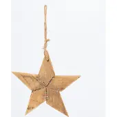 House of Seasons - Kerstbal - Kerst Ster - Natuur - 15.5CM