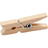 Packlinq Wasknijpers, L: 30 mm, B: 3 mm, 30 stuk/ 1 doos