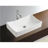 Bally Slide Opzetwastafel 65x39,5x13,5cm Keramiek Wit