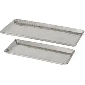 Dulaire Zilveren Schaal Rechthoekig 2 st. - 37 cm