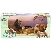 Luna speelset Animal World Jungle junior oranje/bruin 4 delig