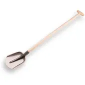 Atlas Steekbats half gebogen met steel 100cm