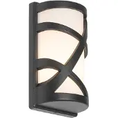 QAZQA Moderne buiten wandlamp zwart IP44 - Suzie