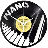 Yesterday's Vinyl Pianotoetsen wandklok