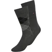 Tommy Hilfiger Sokken donkergrijs, Ruit