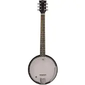Gold tone AC-6+/L Banjitar linkshandig, met element en gigbag