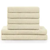 Blumtal Terry Handdoeken Set - 2 x Baddoek & 4 x Handdoek: Zand