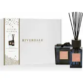 Riverdale - Deluxe geschenkset Grapefruit & Lime - geurkaars en geurstokjes Roze