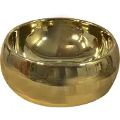 Novoterm KR 802 opbouw waskom rond 40x15.5cm goud