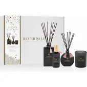 Riverdale Geschenkset Oud & Bergamot XL 29 cm wit