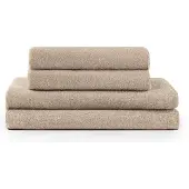 Blumtal Terry Handdoeken Set - 2 x Baddoek & 2 x Handdoek: Taupe