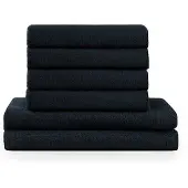Blumtal Terry Handdoeken Set - 2 x Baddoek & 4 x Handdoek: Donkerblauw