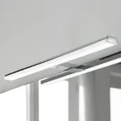EBIR Wandlamp Pandora, chroom / zilver, Badkamer, Kunststof, Modern, Wandlamp