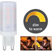 Paulmann 28819 LED-lamp Energielabel G (A - G) G9 4 W Goud (Ø x h) 18 mm x 55 mm 1 stuk(s)