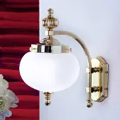Orion Wandlamp DELIA, dimbaar, messing / goud, Woon-/ Eetkamer, Antiek, wandlamp
