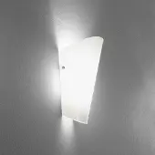 Selene Wandlamp Bloom, dimbaar, wit / opaal, Hal, Glas, Modern, wandlamp