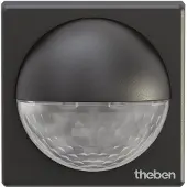 Theben theLuxa P180 PIR-bewegingssensor zwart R180, zwart, Kunststof