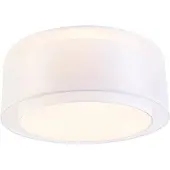 QAZQA Moderne plafonnière wit 50 cm 3-lichts - Drum Duo