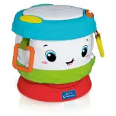Clementoni Baby Activiteitentrommel - Interactief Muziek Speelgoed met Licht en Geluid - Trommel Muziekinstrument Kinderen - Peuter vanaf 10 Maanden