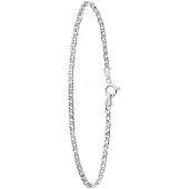 Lucardi Armband 'Basic' zilver