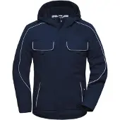 James & nicholson Solid softshell winterjack JN886 - Marine - S
