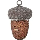 Esschert Design Vogelvoederhuis Eikel Zilver D 14 H 22,2 Cm