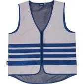 ABUS Kinderwaarschuwingsvest Lumino Urban Vest voor kinderen - volledig reflecterend veiligheidsvest voor betere zichtbaarheid 's nachts - met rits - maat M