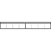 Siedle SIE LEDF 600-8/1-0 SM LED-vlaklamp zilver-metallic