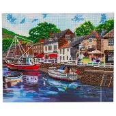 Crystal Art Framed Harbour 40 x 50cm kit (Full painting)