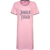 Irresistible Dames Nachthemd - 100% Katoen - Roze - Maat L