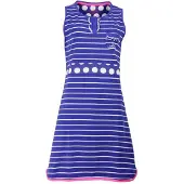 Irresistible Dames Nachthemd - Katoen - Gestreept - Blauw - Maat L